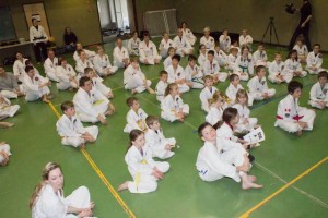 Swift Current and Regina Students gathered to break boards.