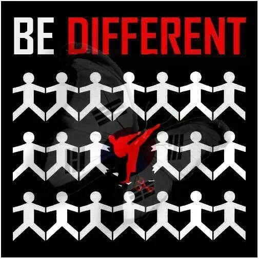 Be different