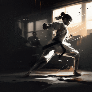 taekwondo training