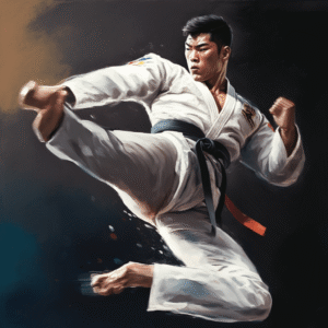 flying side kick