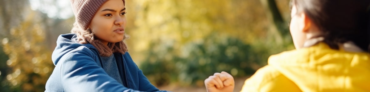 self-defence training in Taekwondo