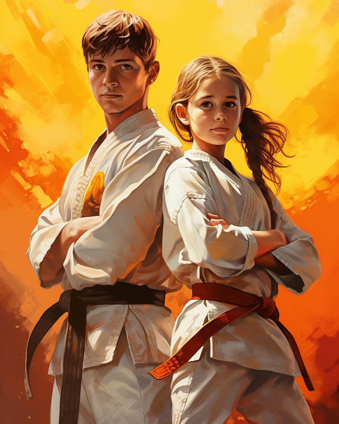 taekwondo helps self confidence