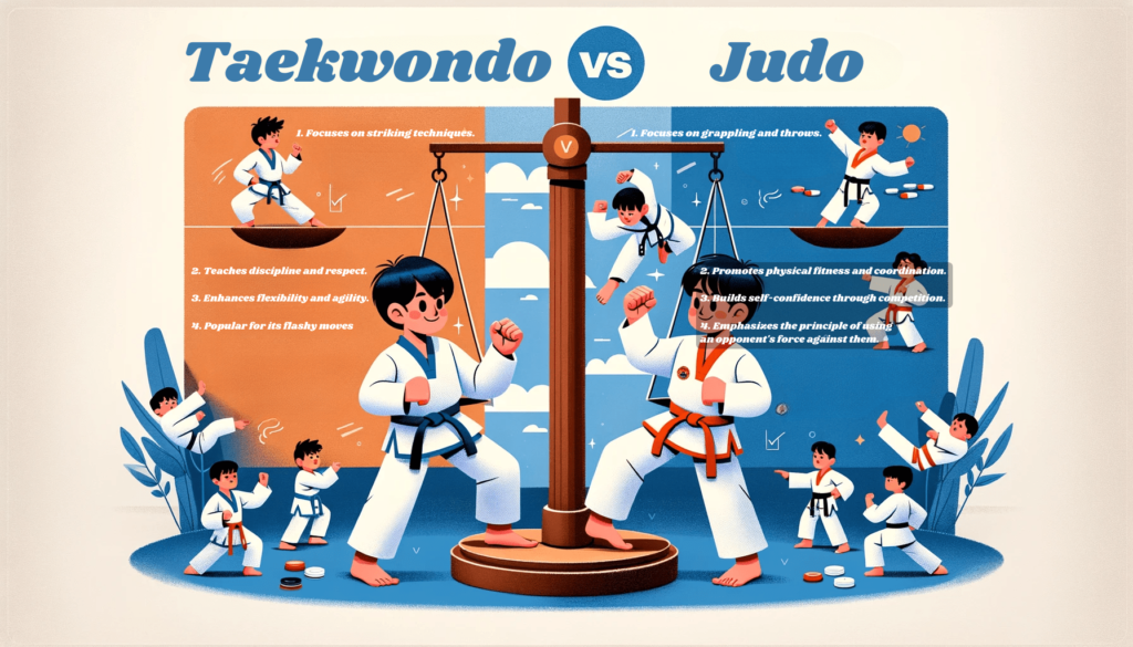 Taekwondo vs. Judo for Kids