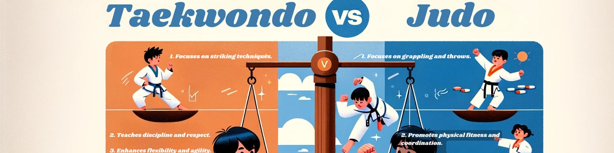Taekwondo vs. Judo for Kids