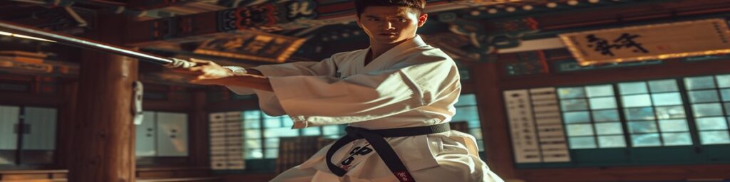 The use of weapons in Taekwondo