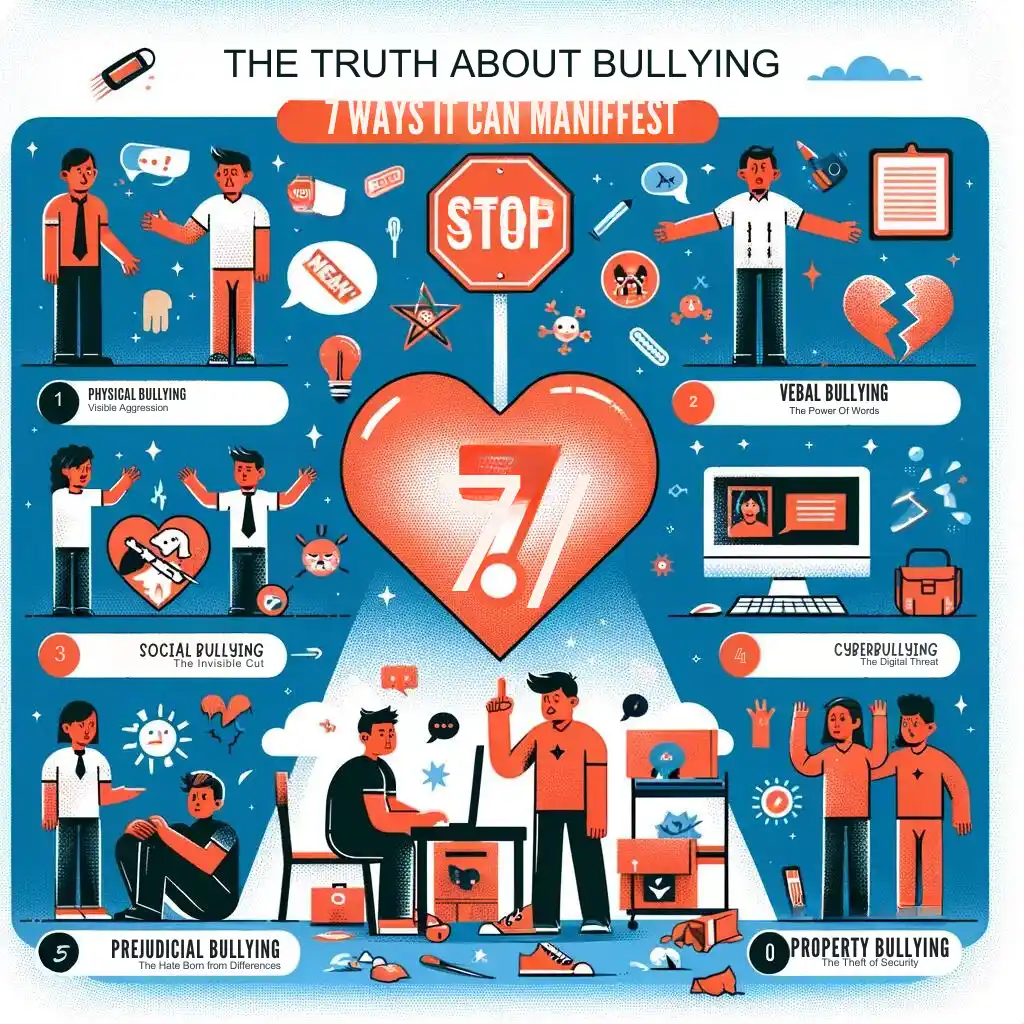 Ways Bullying Manifest Infographic