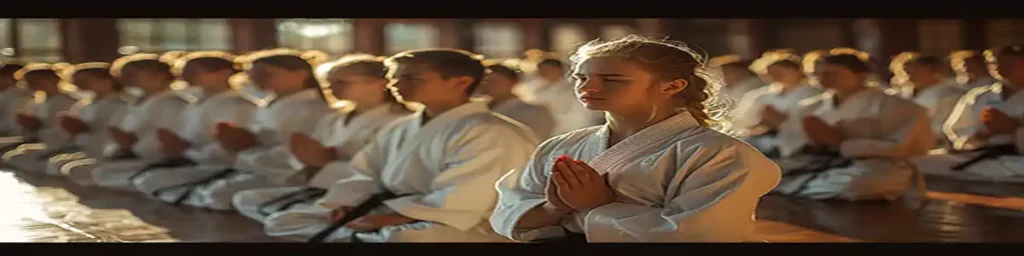 Praying in Taekwondo