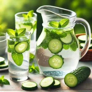 cucumber mint water