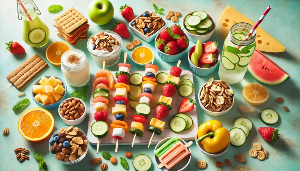 nutritious and hydrating summer snacks for kids
