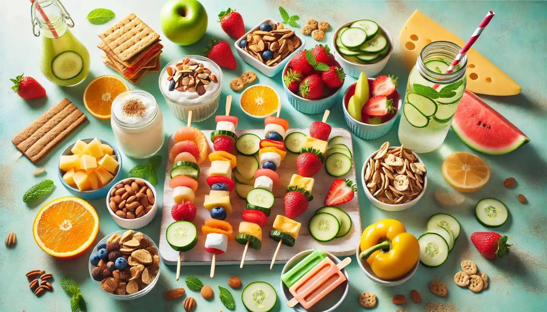 nutritious and hydrating summer snacks for kids