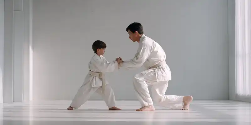 martial arts for bullying prevention child training focus and discipline in taekwondo class
